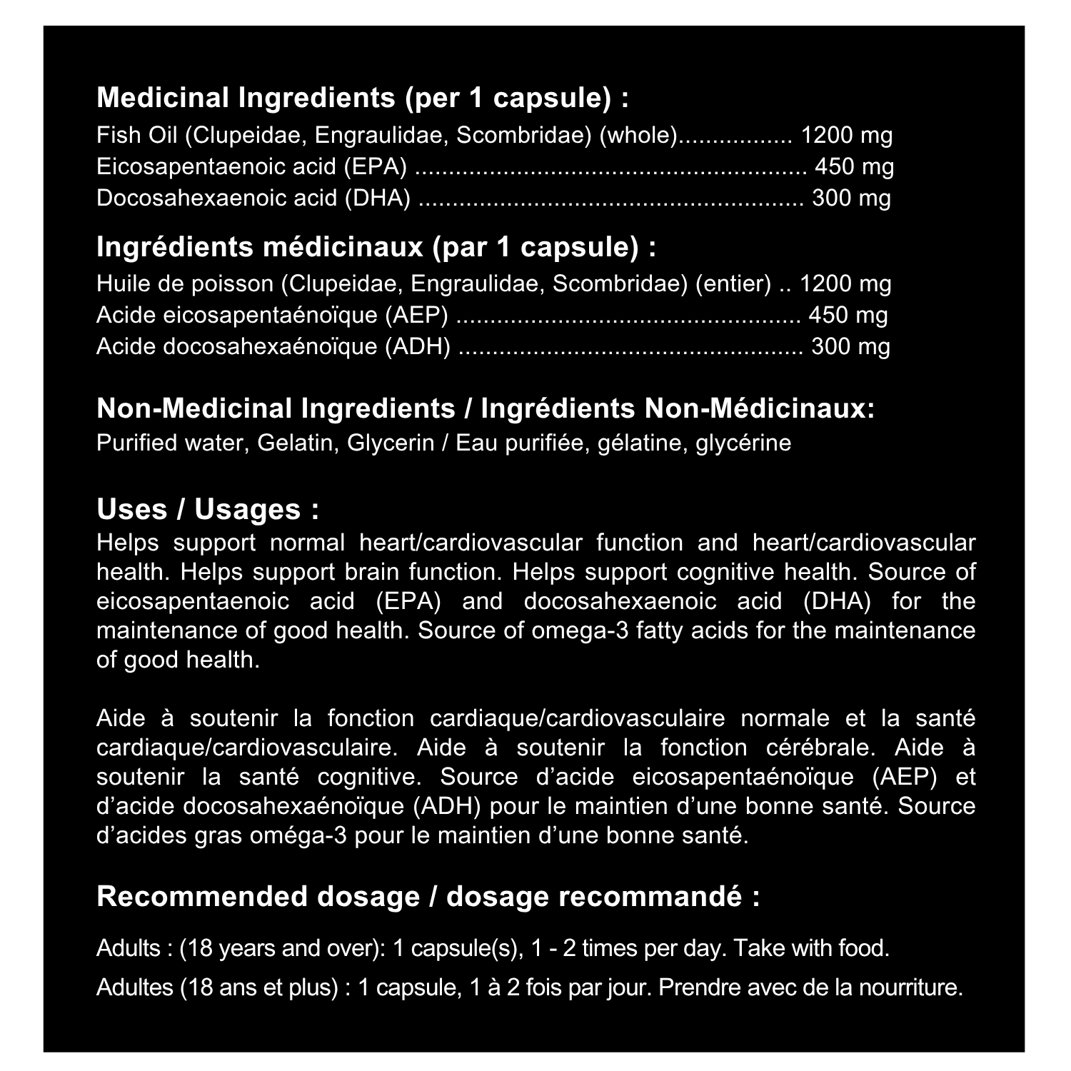 Omega-3 Fish Oil: Ultra Strength